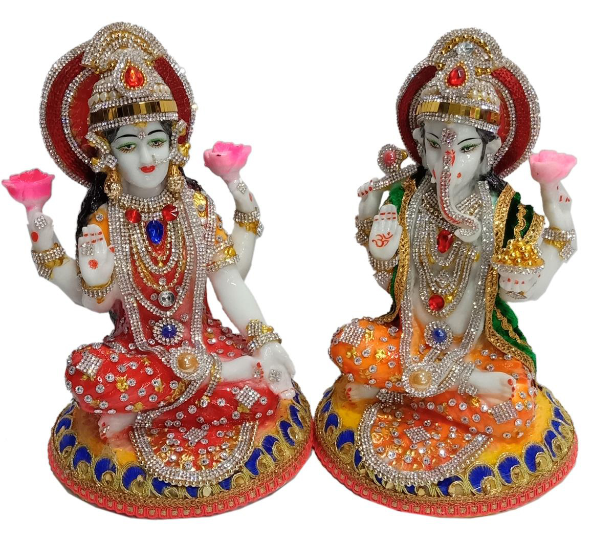 Deesha Planters and Decors Laxmi Ganesha Statue 27x7x12inch