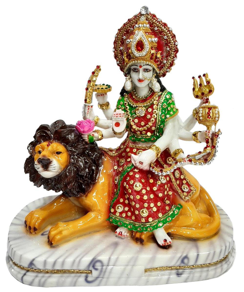 Deesha Planters and Decors Durga Mata 14x7x14.25 inch