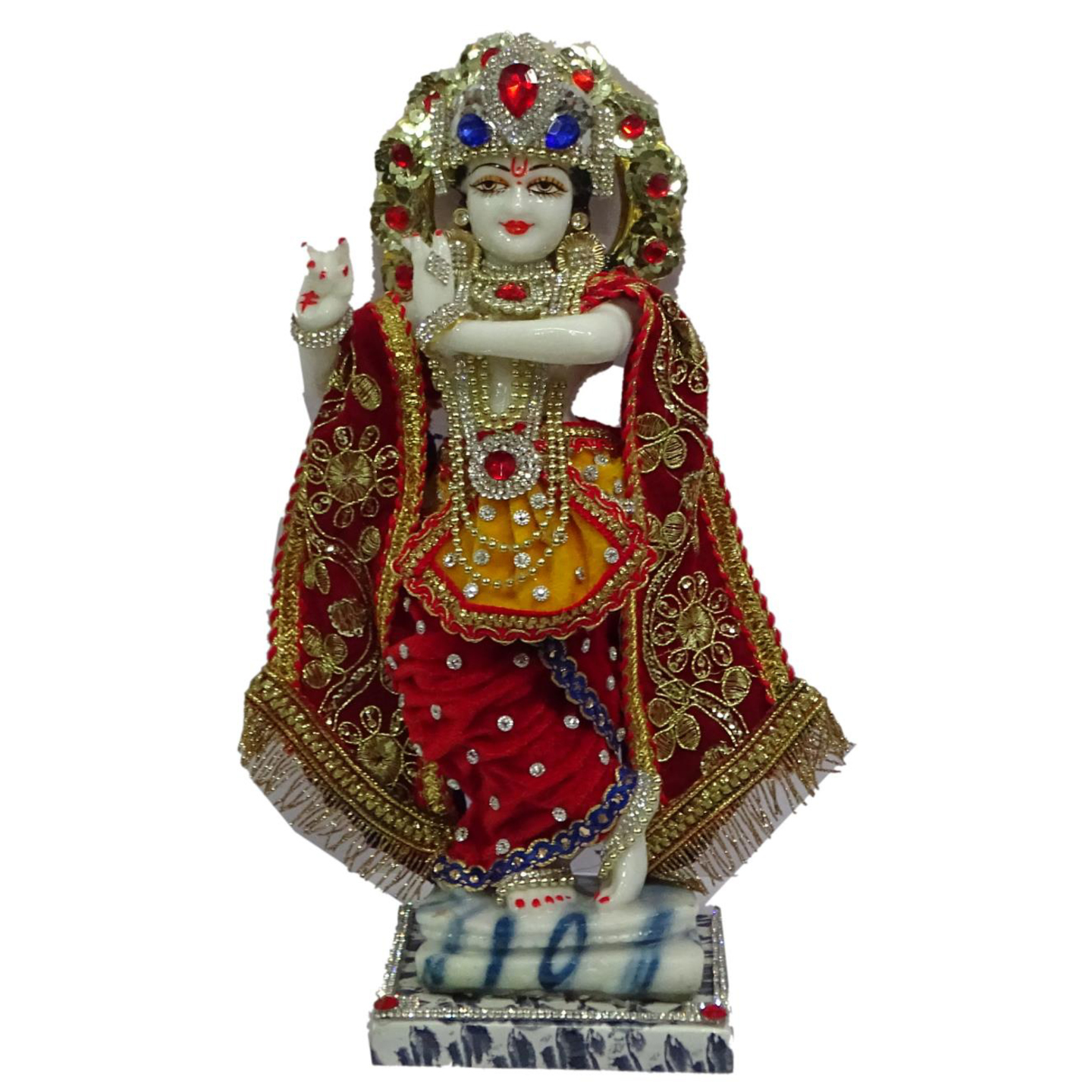 Deesha Planters and Decors Krishna Ji (4.25X4.25X12.25 inch)