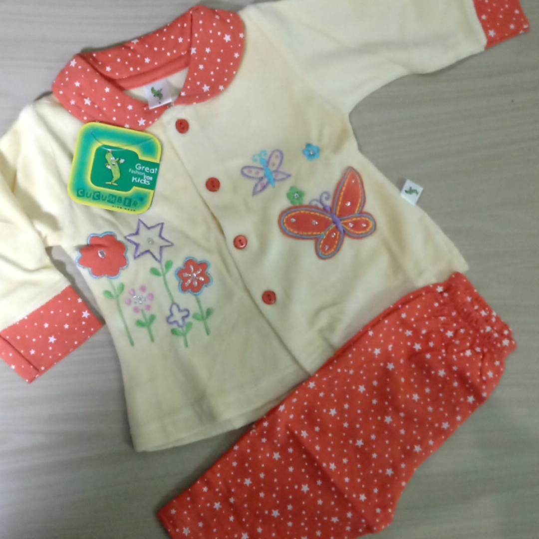 Cucumber New Born Frock. 