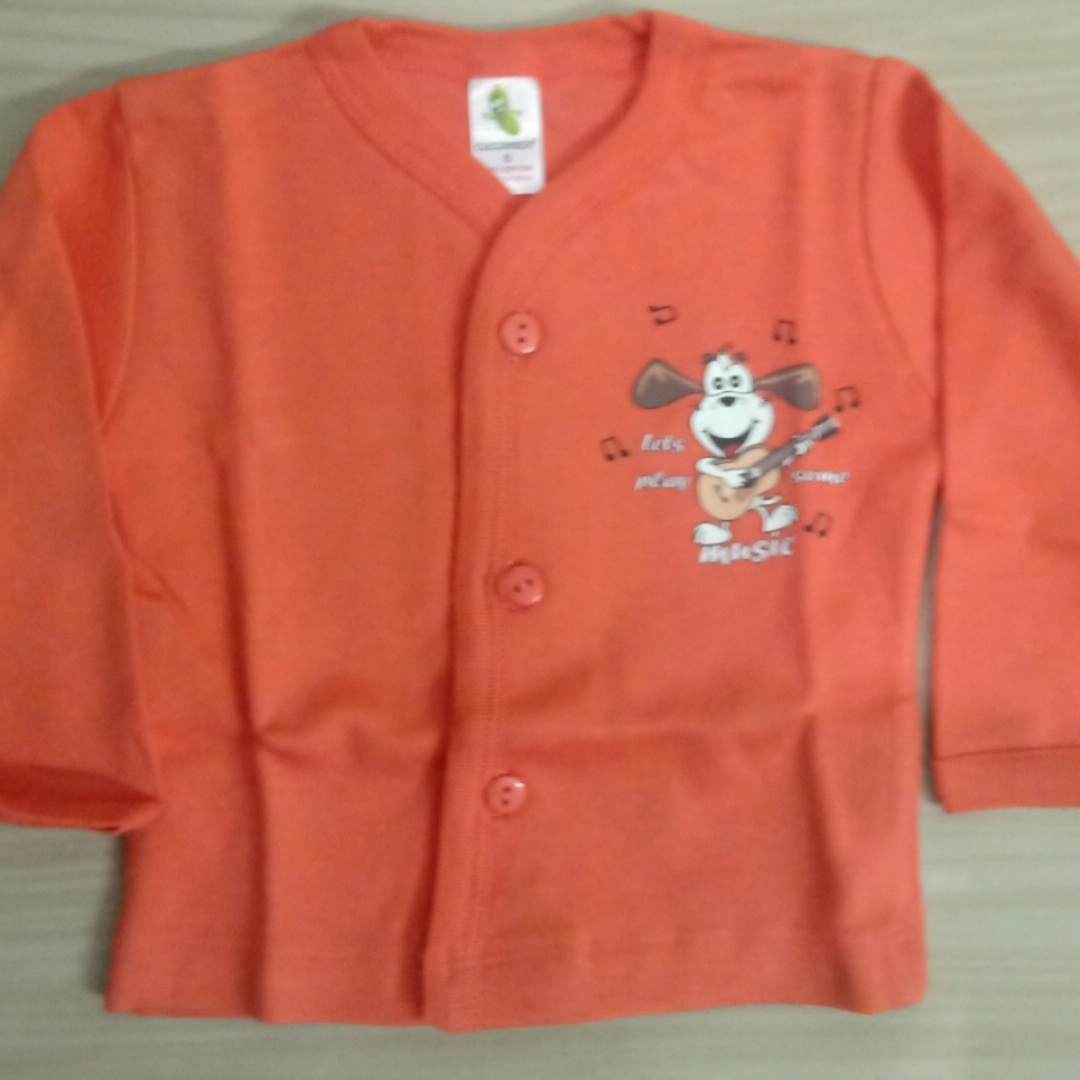 Cucumber New Born Open Vest. 