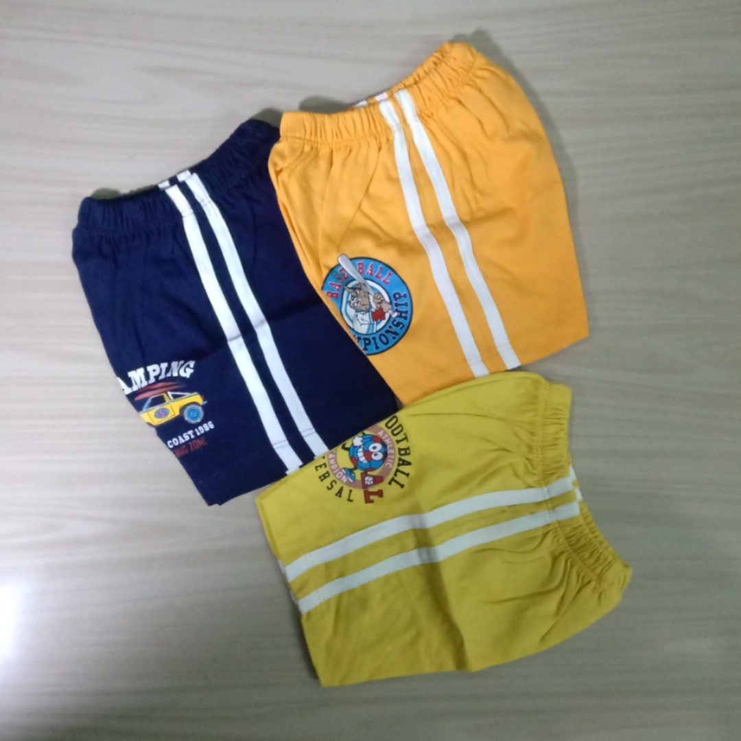 Cucumber Kids Shorts. Set of 3. 