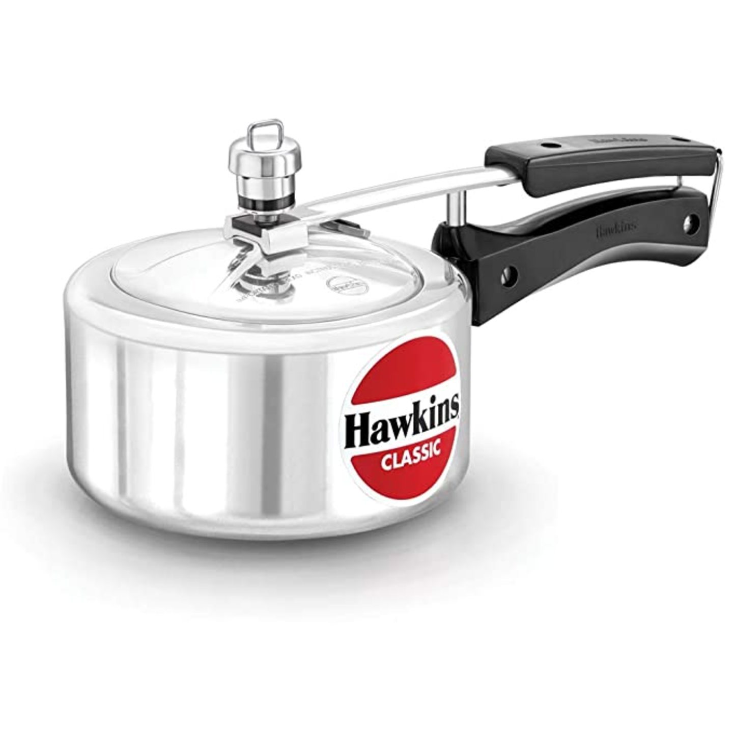 Hawkins Classic Aluminium Inner Lid Pressure Cooker, 1.5 Litre, Silver (CL15)
