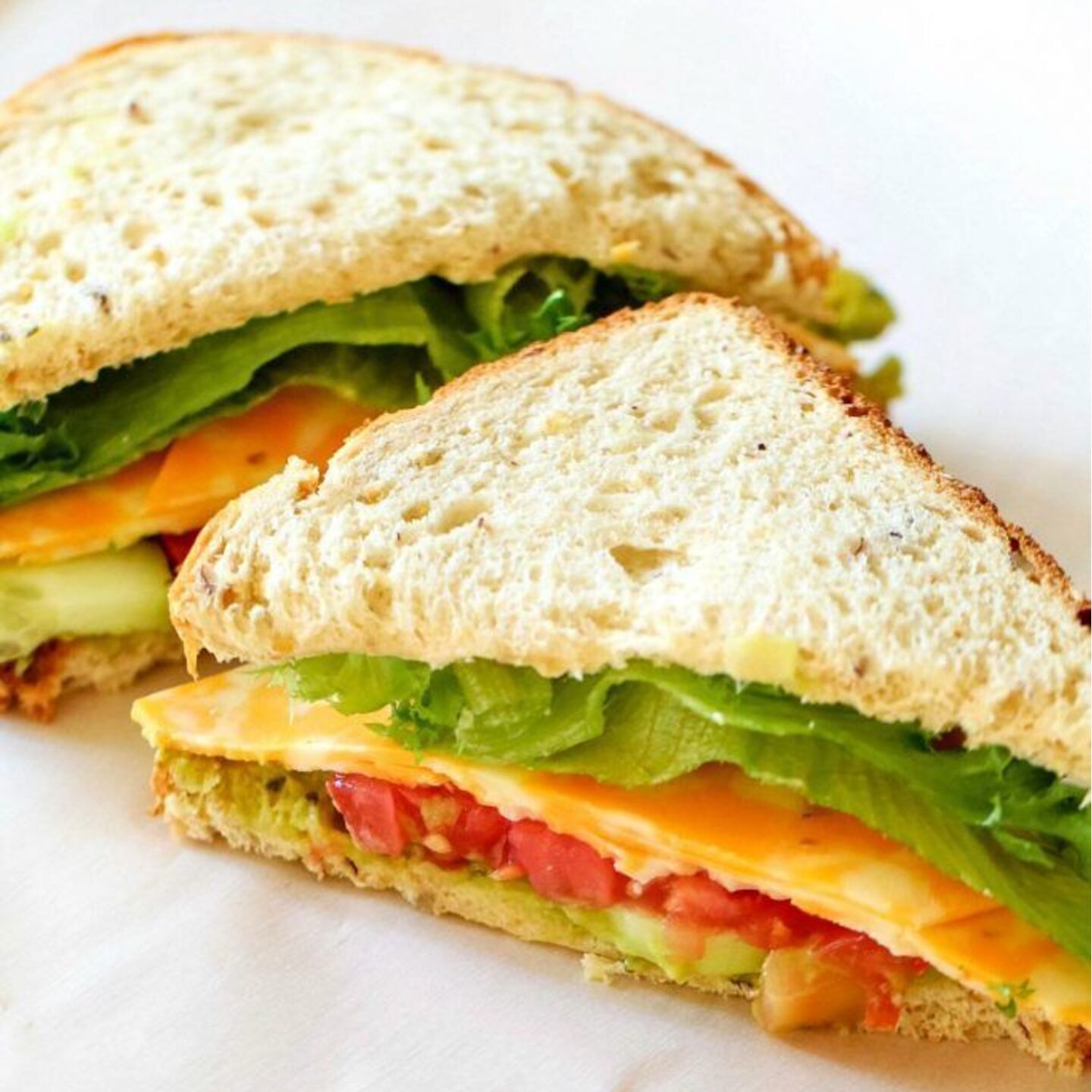 Vegetable Cheese Sandwich 1 Portion