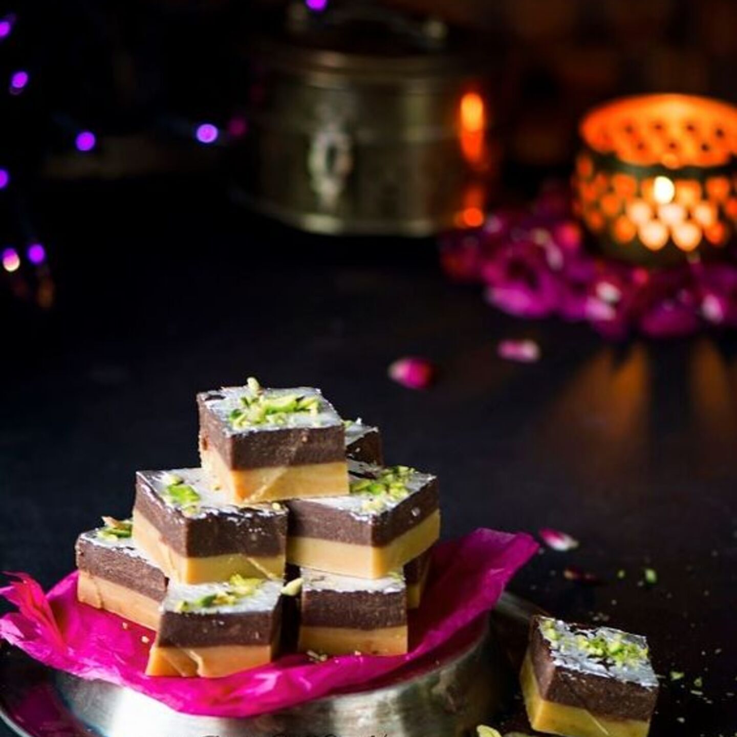 Chocolate Khoya Burfi