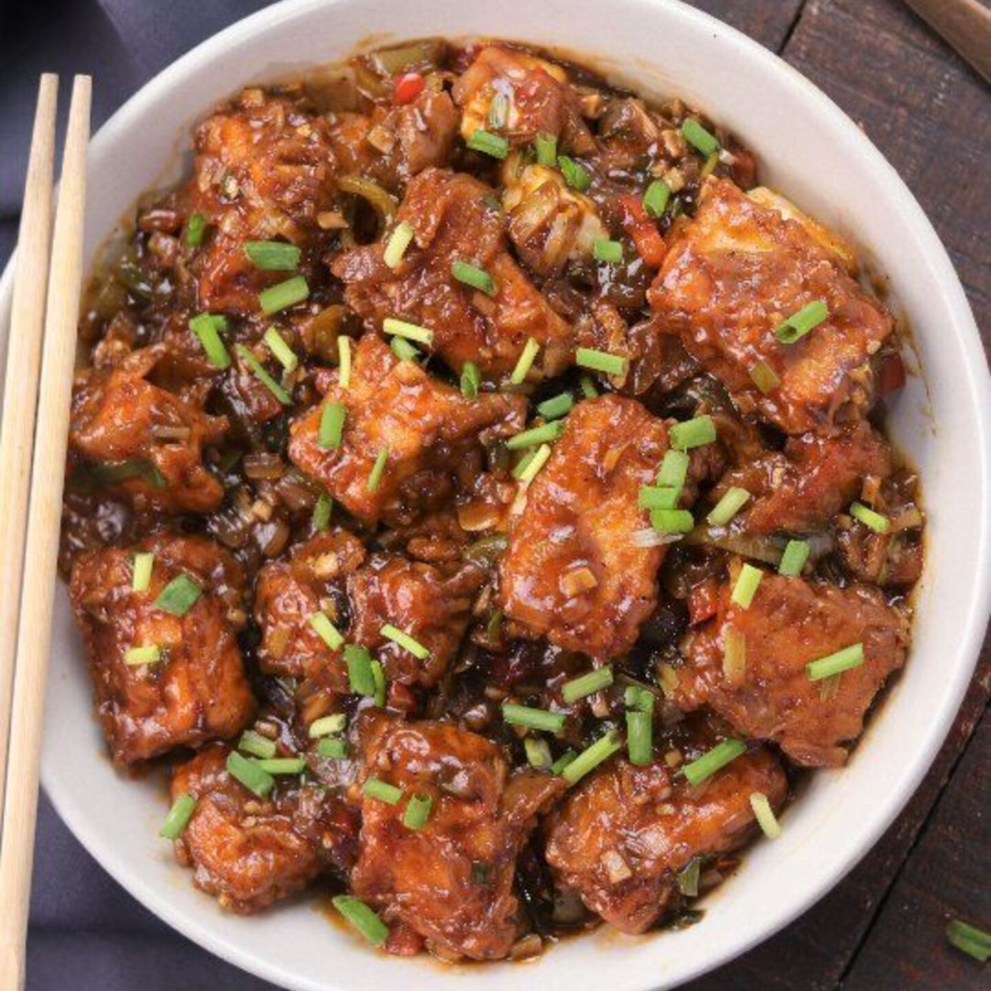 Paneer Manchurian Dry  Gravy