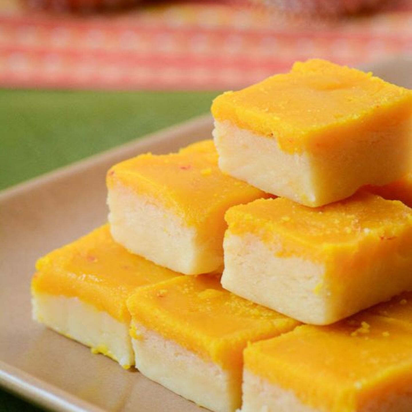 Kesar Khoya Burfi