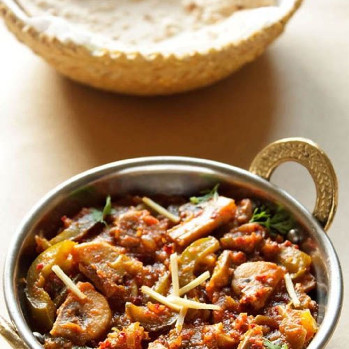 Mushroom Kadai Masala 1 Portion