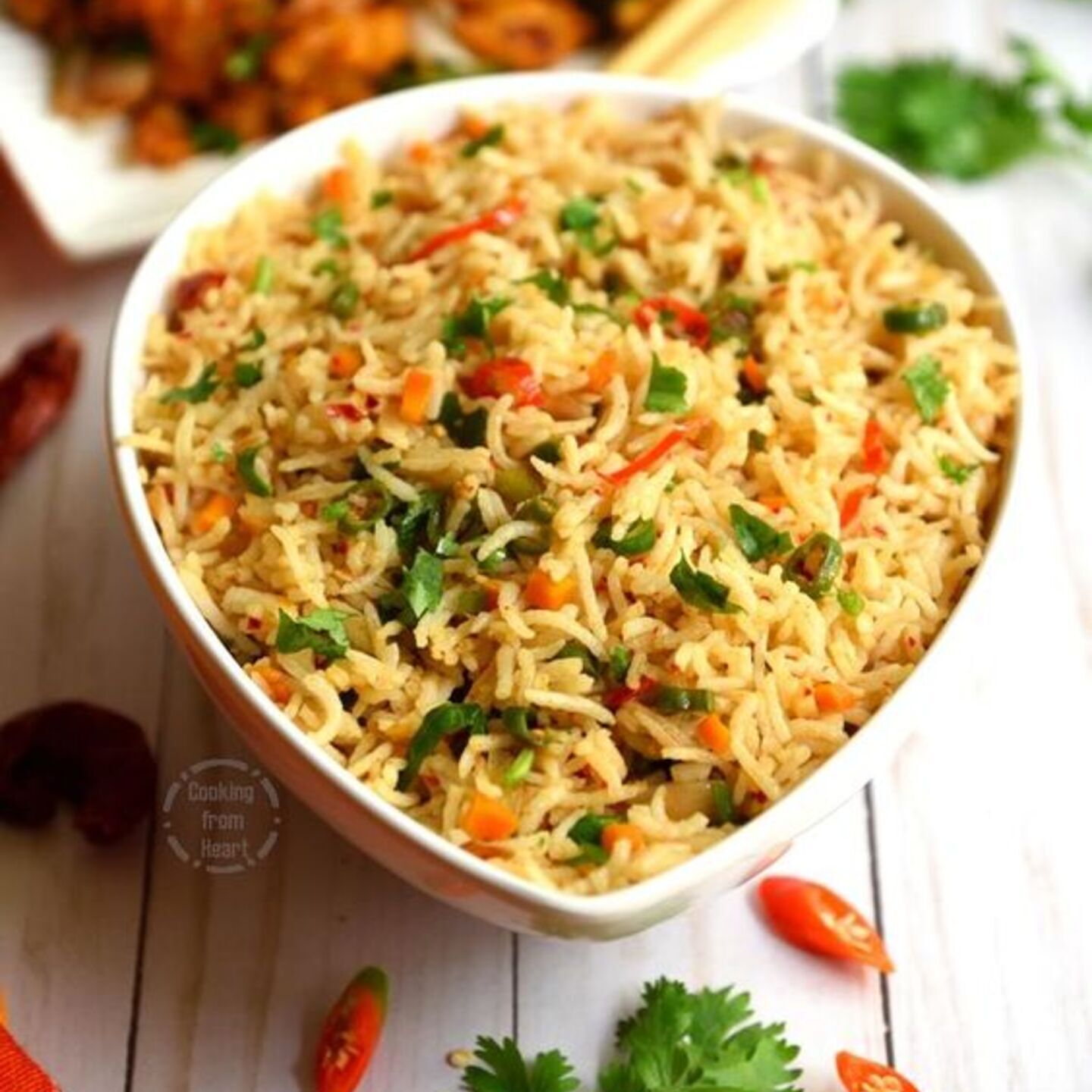 Chilli Garlic Fried Rice 1 Portion