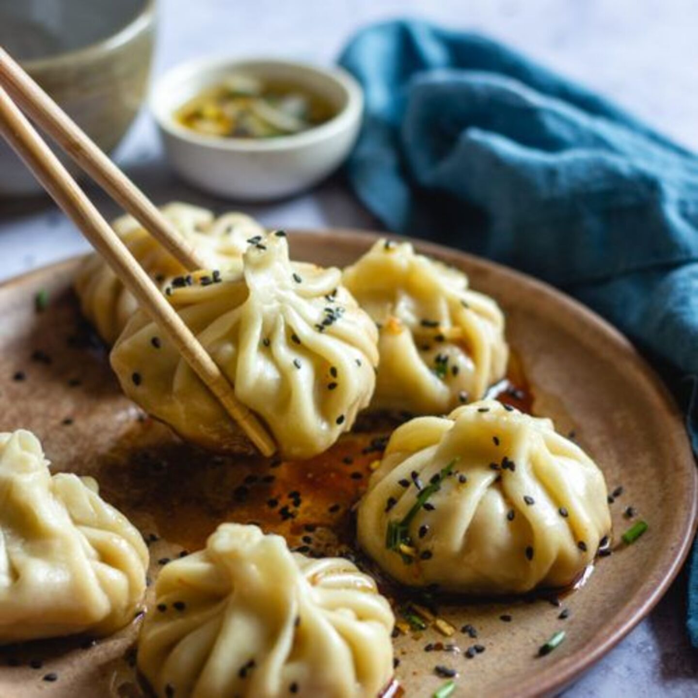 Steamed Veg Momos 8 Pcs