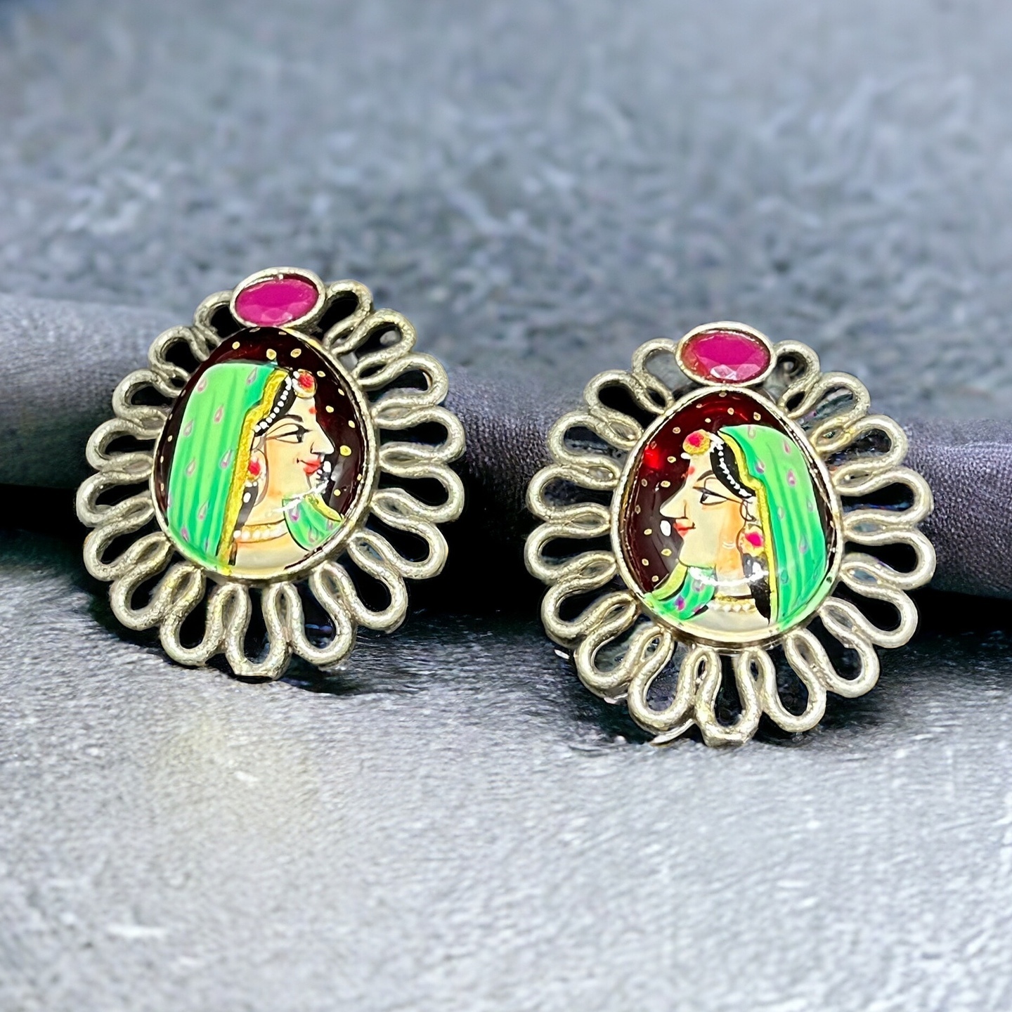 SS Premium Quality Radha Rani Studs