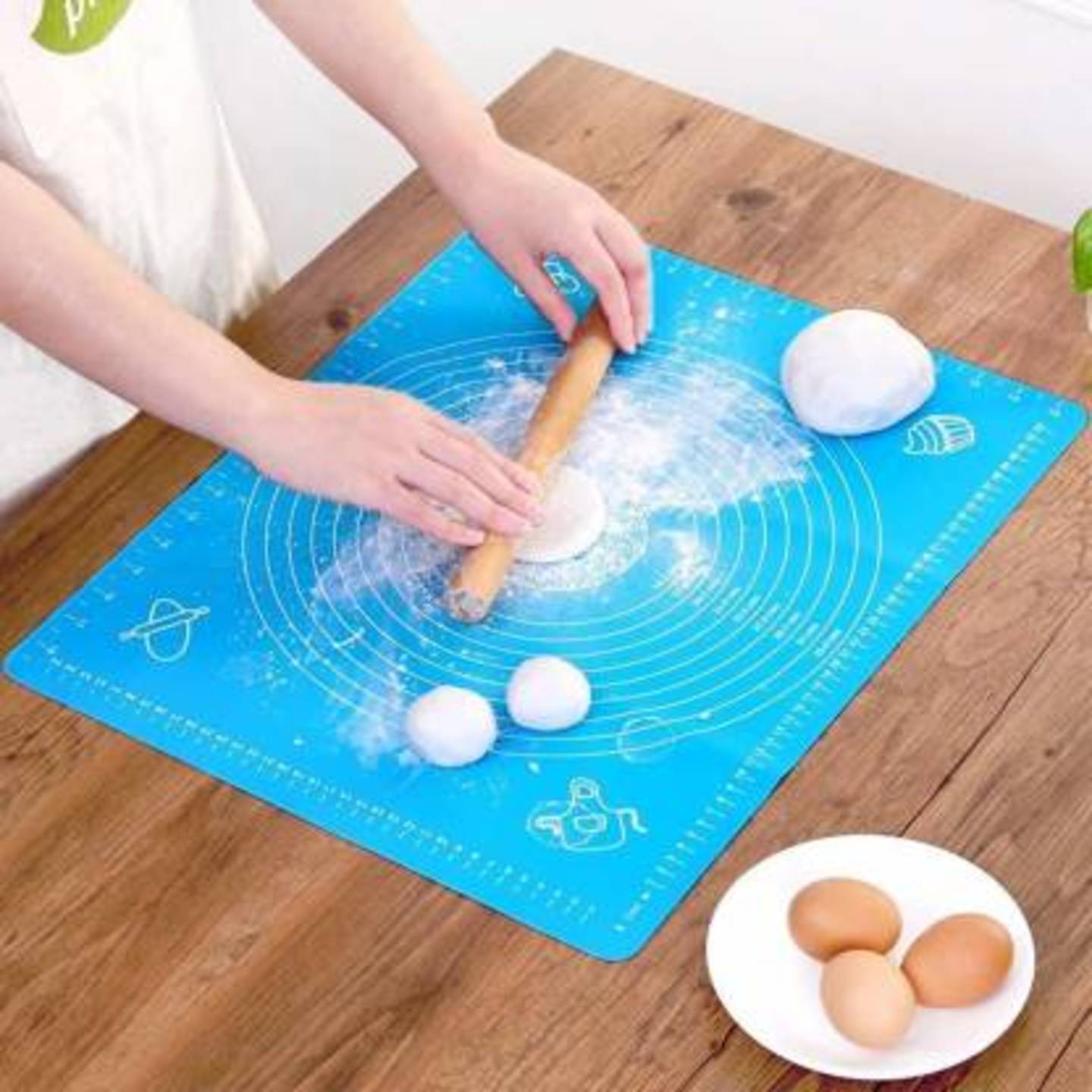 P V ENTERPRISES Silicone Baking Sheet for Kitchen Roti Chapati Cake Pad Cooking