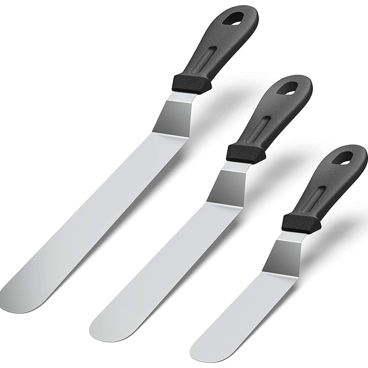P V ENTERPRISES Offset Spatula Set of 3