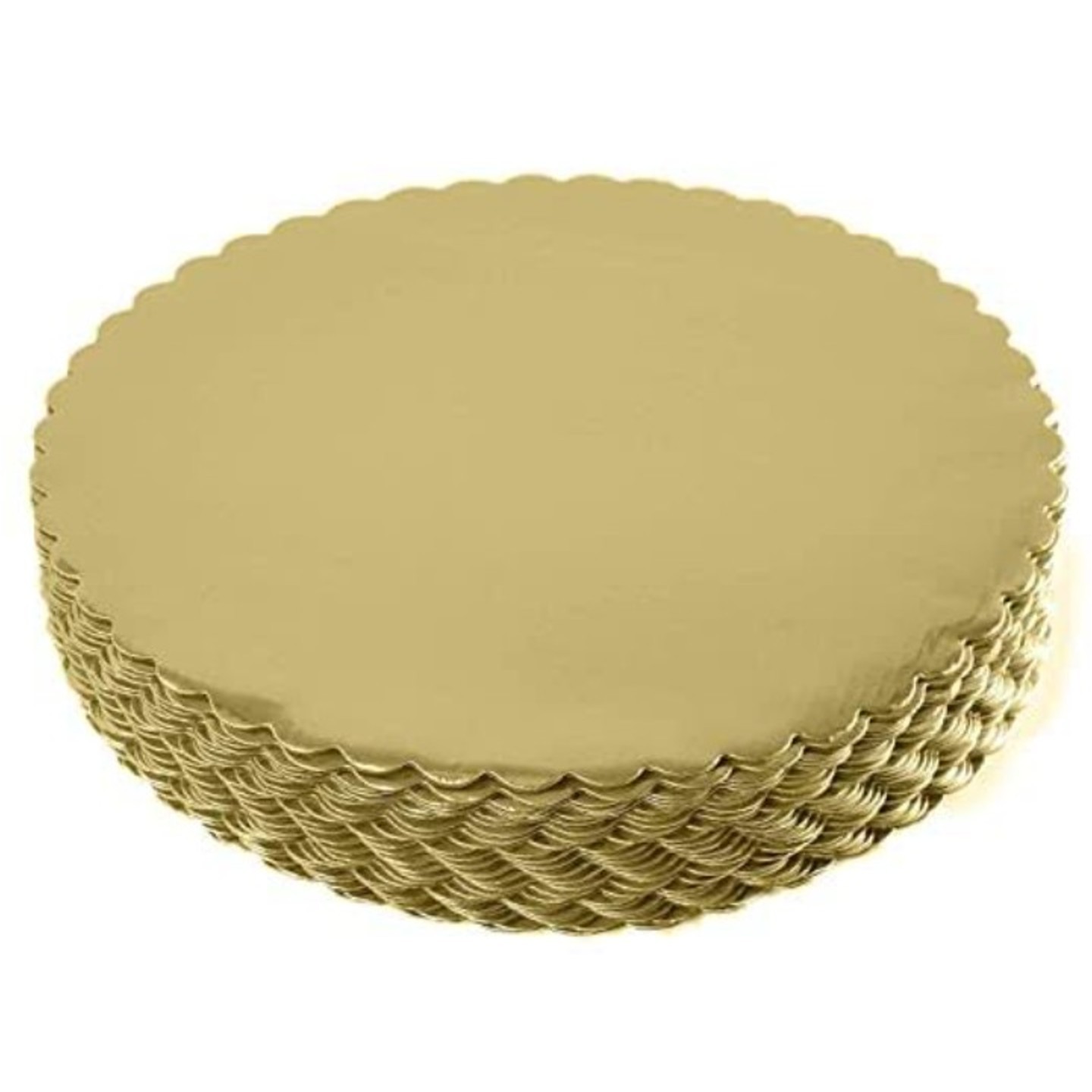 8 inches Gold Flower Cake Board Cake Base  Pack of 10