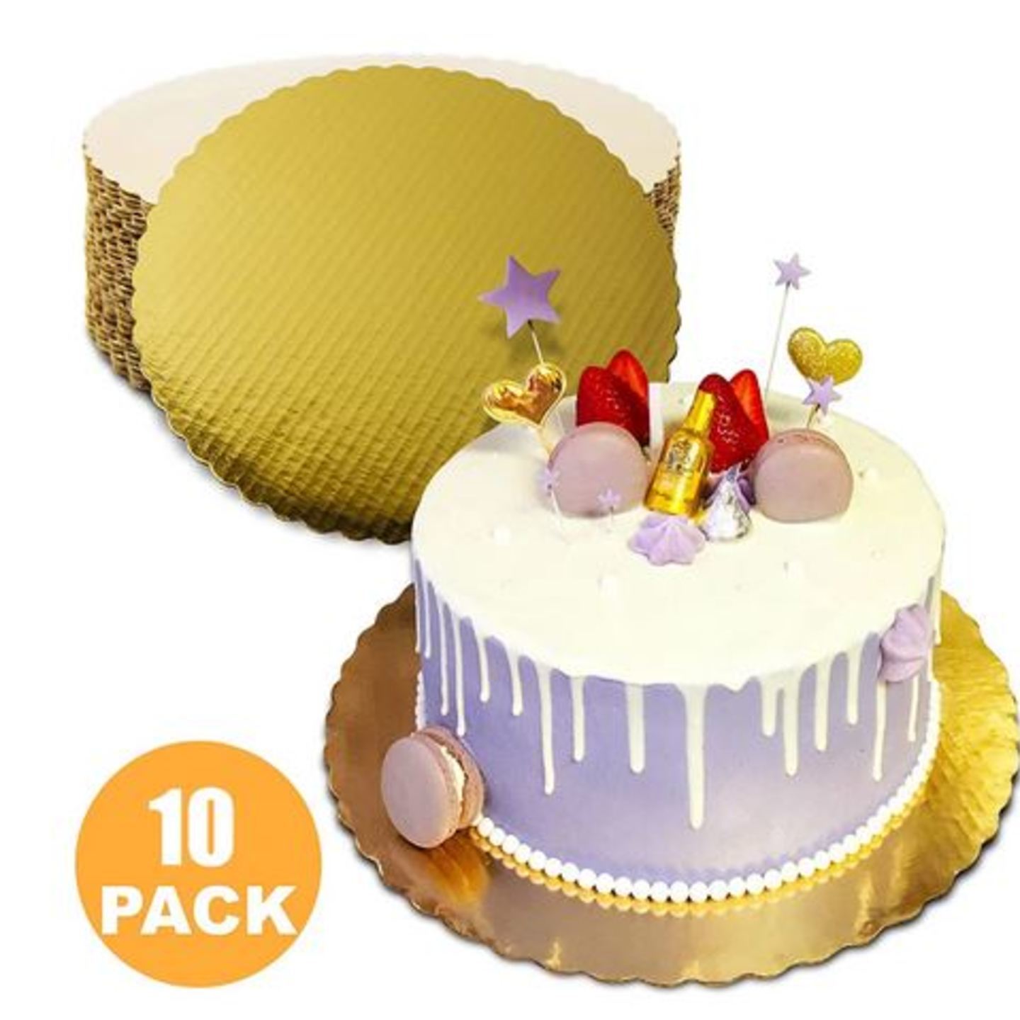Rounded Floral (10 Pc's Set)