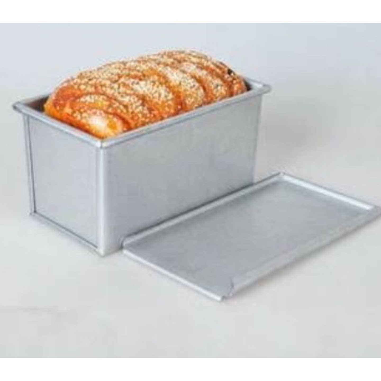 Alloy Steel Bread Tin with Lid Medium( 8*4*4 inches)