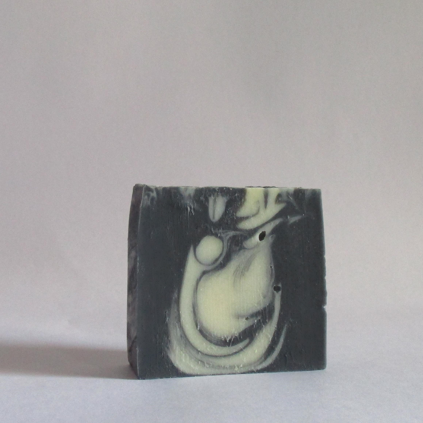 Activated Charcoal peppermint handcrafted organic natural face & bath bar