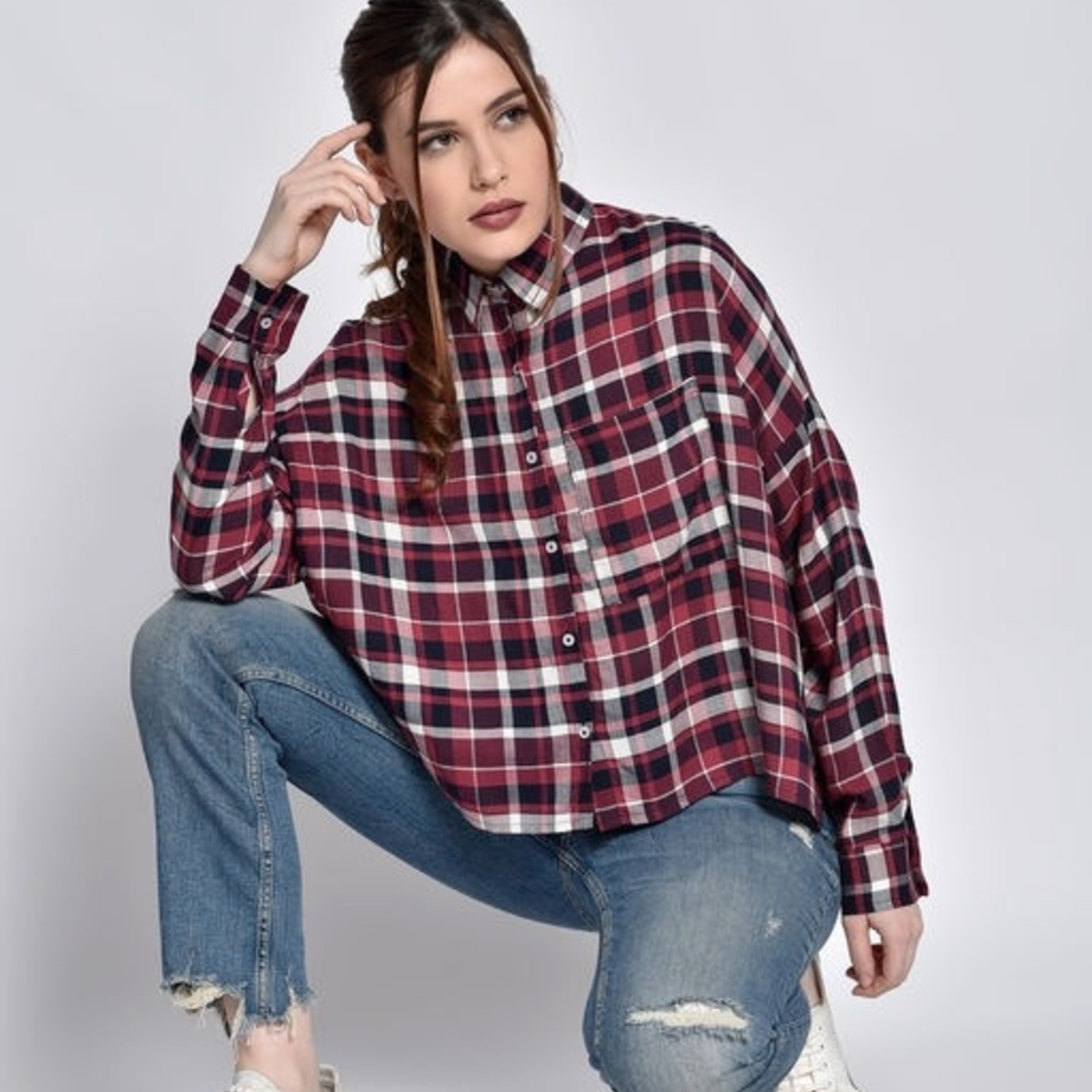 Loose Batwing Shirt