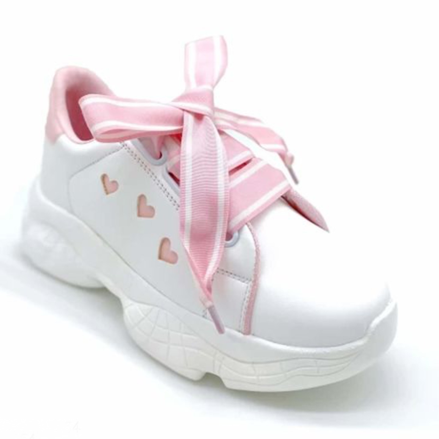 Pink and white women trendy casuals