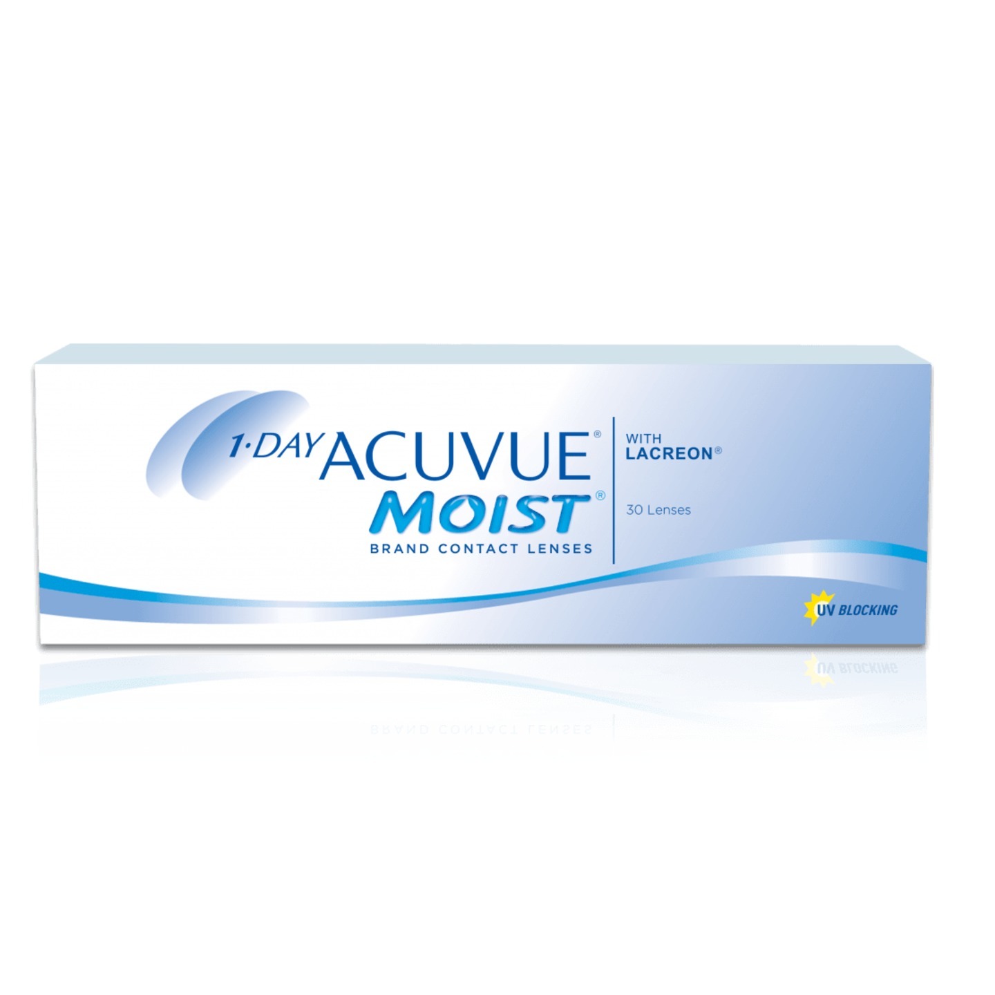 1 Day Acuvue Moist daily disposable contact lenses