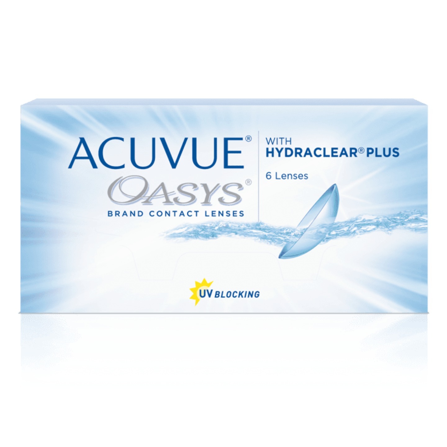 Acuvue Oasys biweekly disposable contact lenses