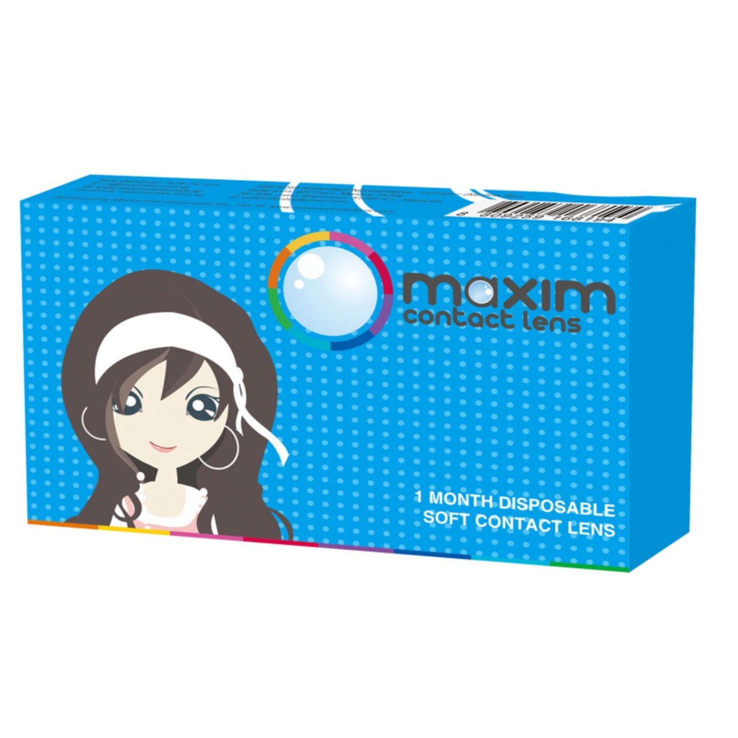 Maxim Monthly Color Disposable blue box