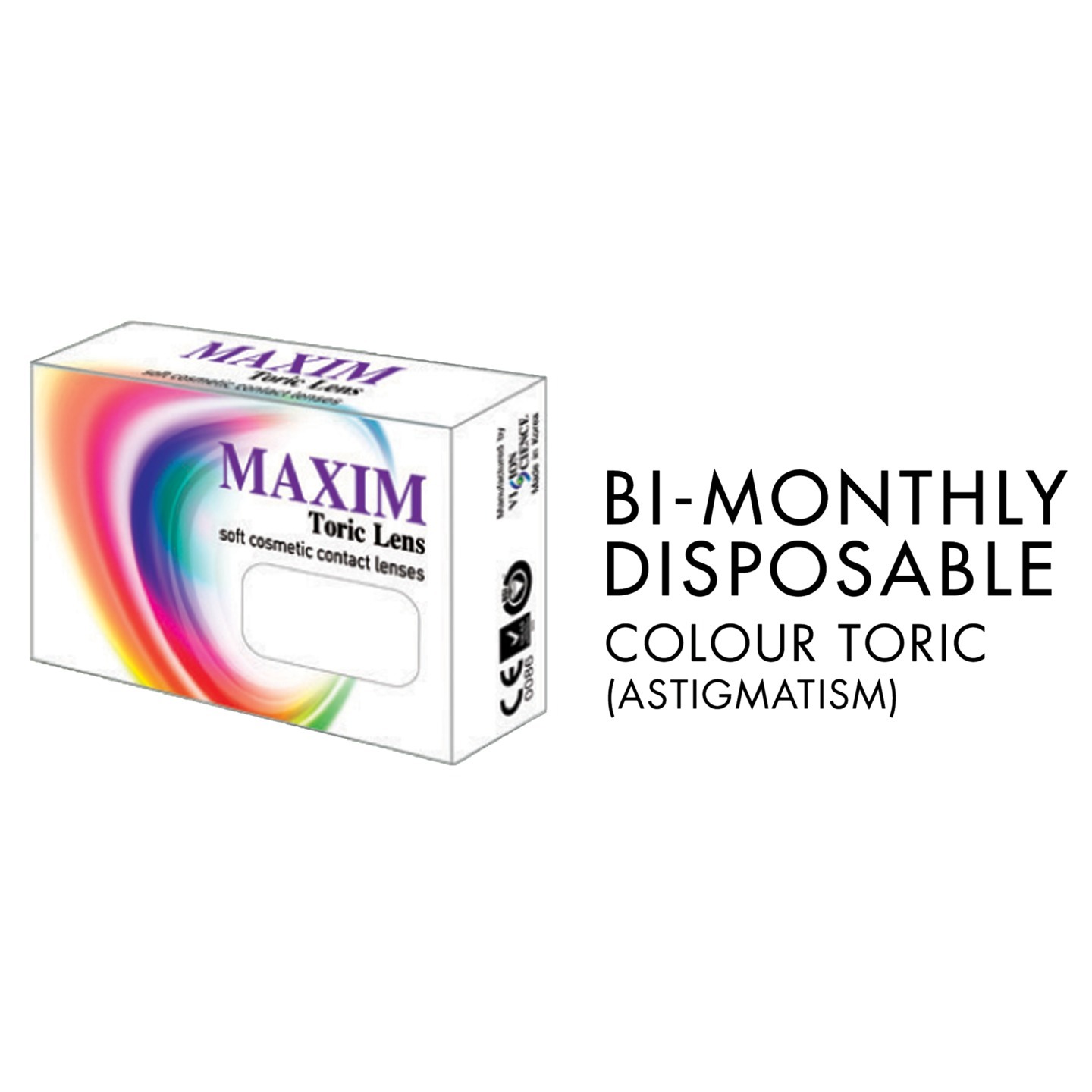 Maxim Bi-Monthly Color with Astigmatism disposable