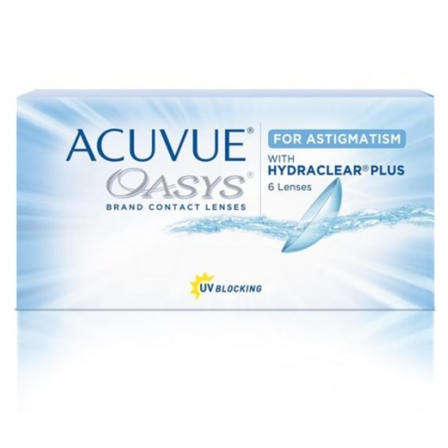 Acuvue Oasys for Astigmatism biweekly disposable contact lenses