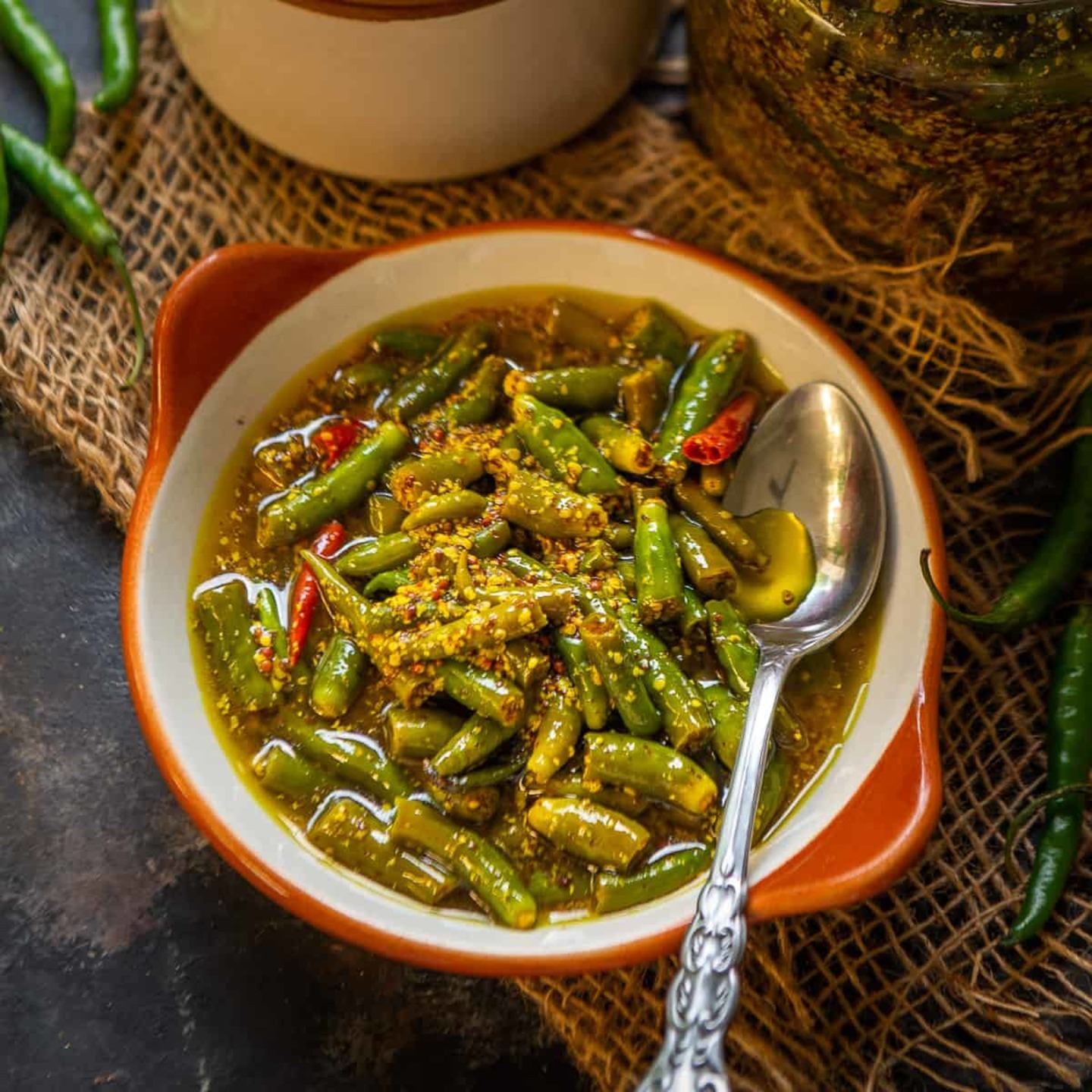 Green Chilli Pickle