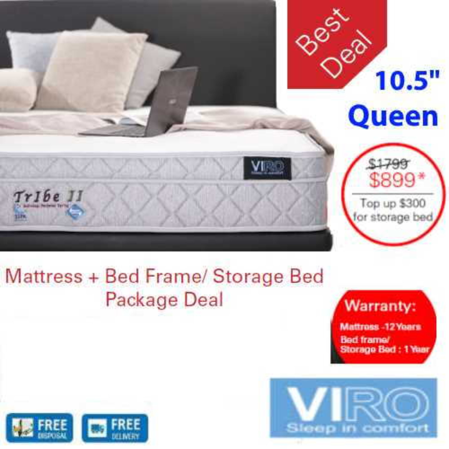VIRO II Bedset Package
