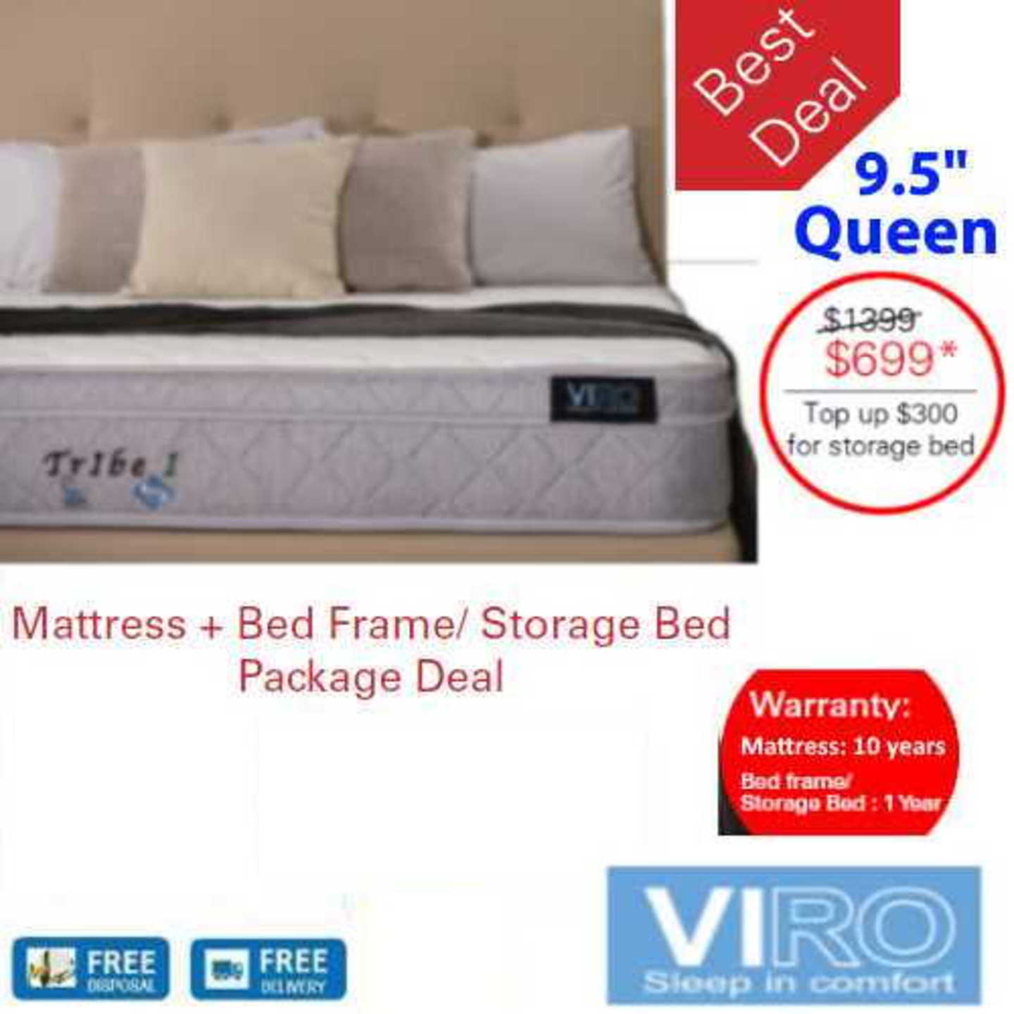 VIRO Tribe I Bedset Package