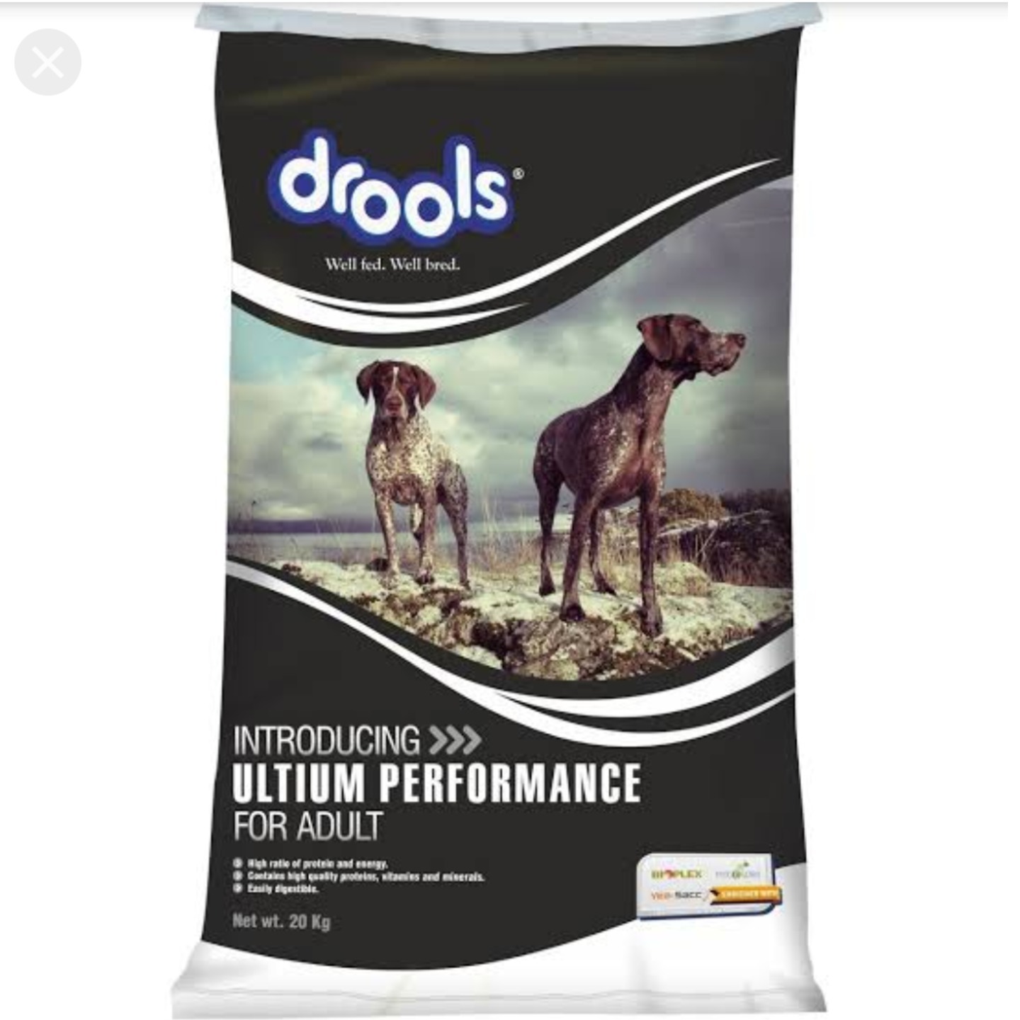 Drools Bulk Bag Ultium Performance For Adult 20 kg 