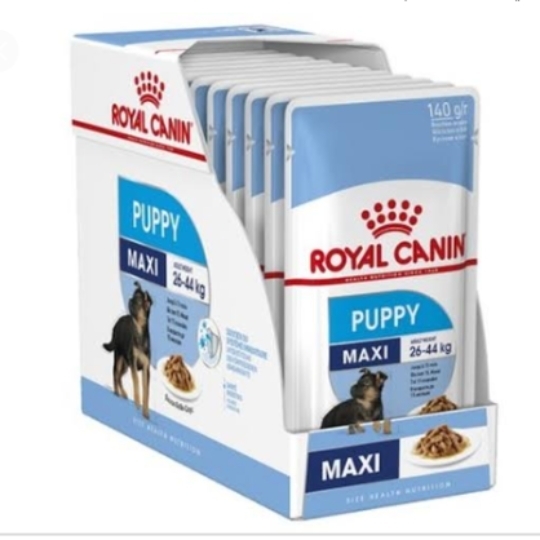 Royal Canin Maxi Puppy 1.40kg 140g  10 pouches