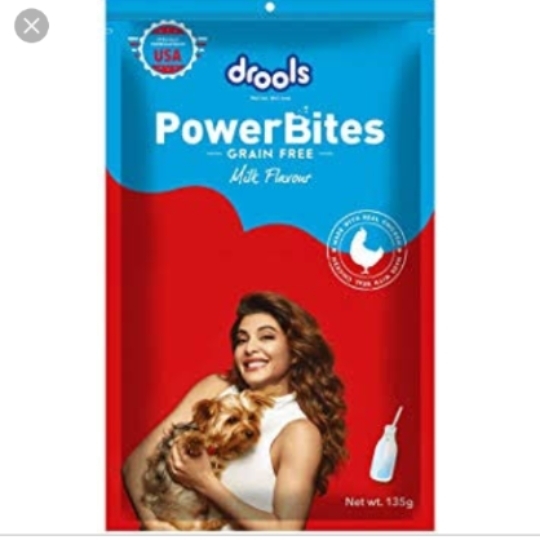 Drools Treats Powerbites- Milk 135g