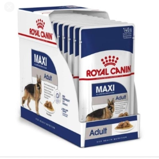 Royal Canin Maxi Adult 1.40kg 140g  10 pouches
