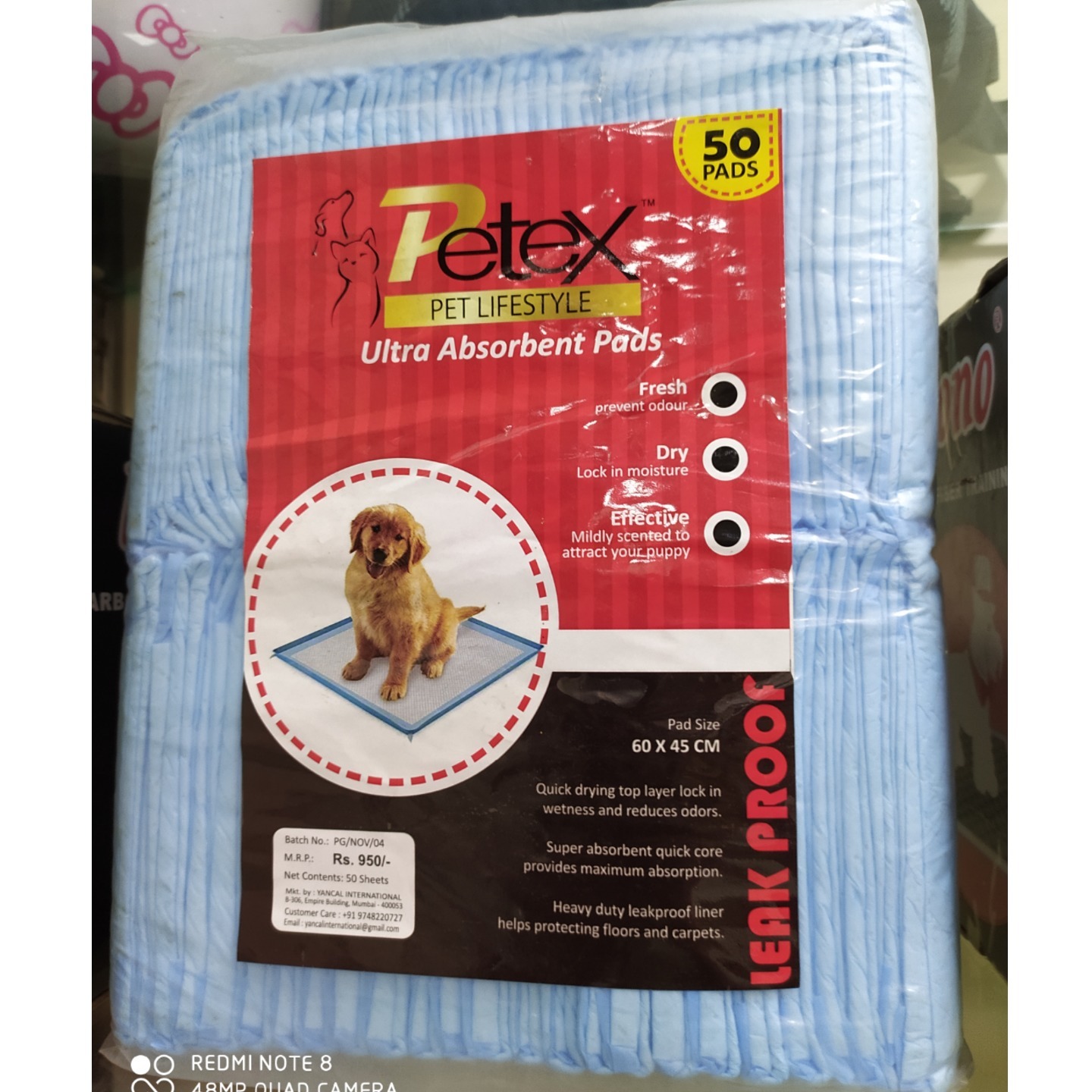 Petex Pet Lifestyle Ultra Absorbent Pads 50pads