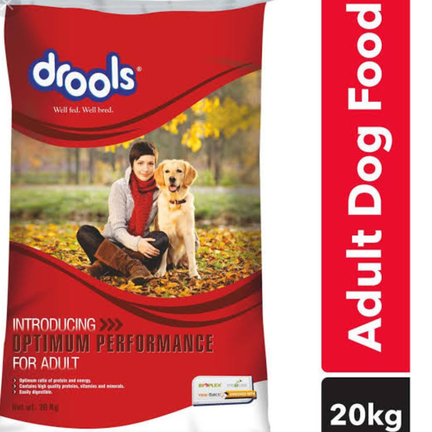 Drools Bulk Bag Optimum Performance For Adult 20 kg