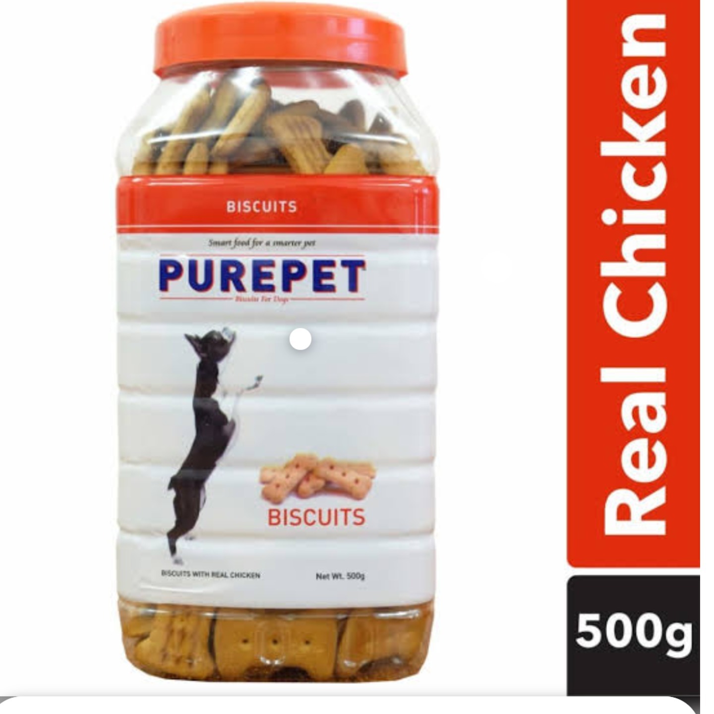 Purepet Biscuit Range Real Chicken 3D Pouch