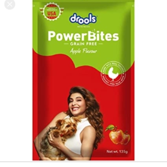 Drools Treats Powerbites-Apple 135g