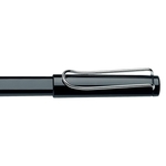 Lamy Safari A319 Rollerball Pen – Shiny Black With Chrome Plated Clip