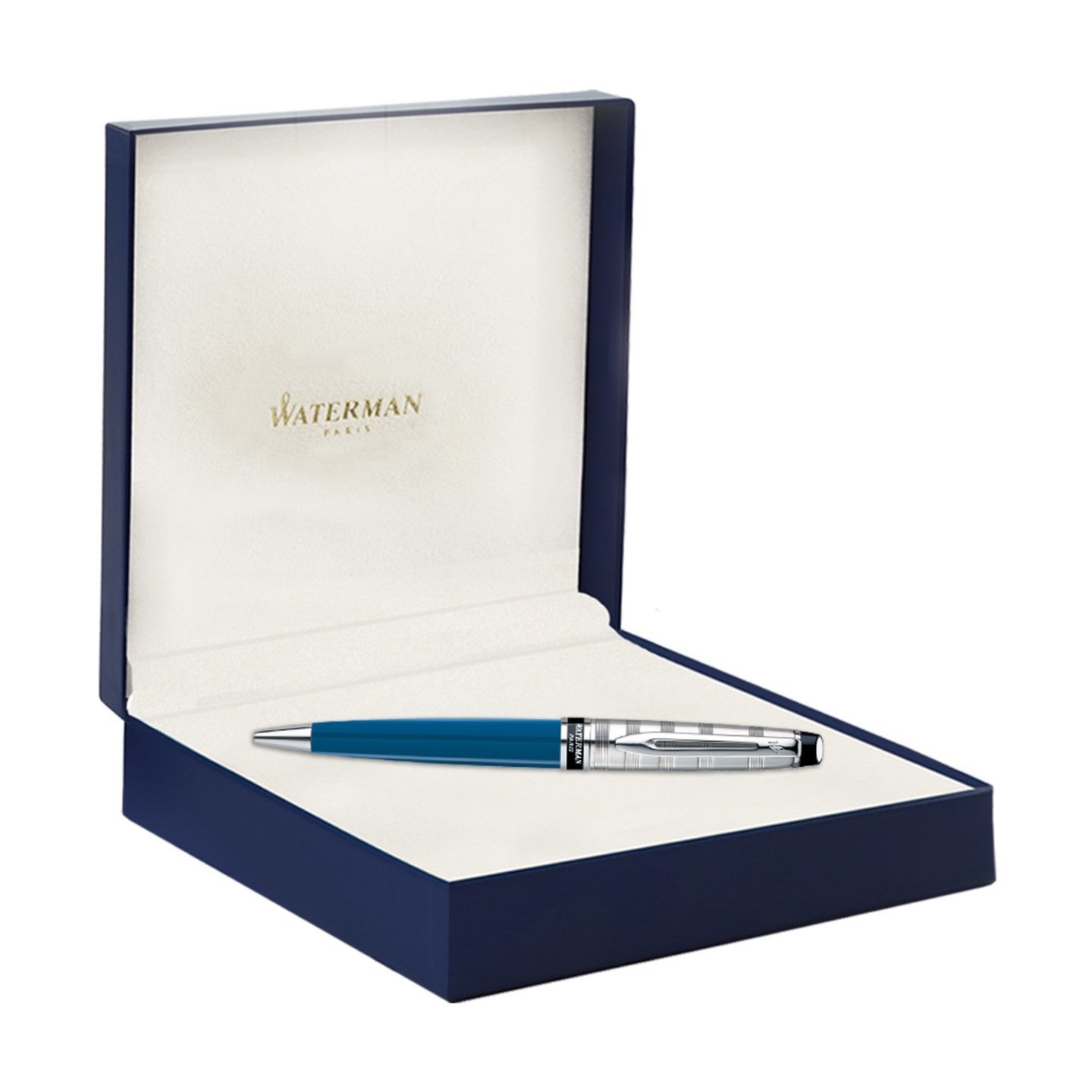 Waterman Expert Delux Chrome Trim Ball Pen