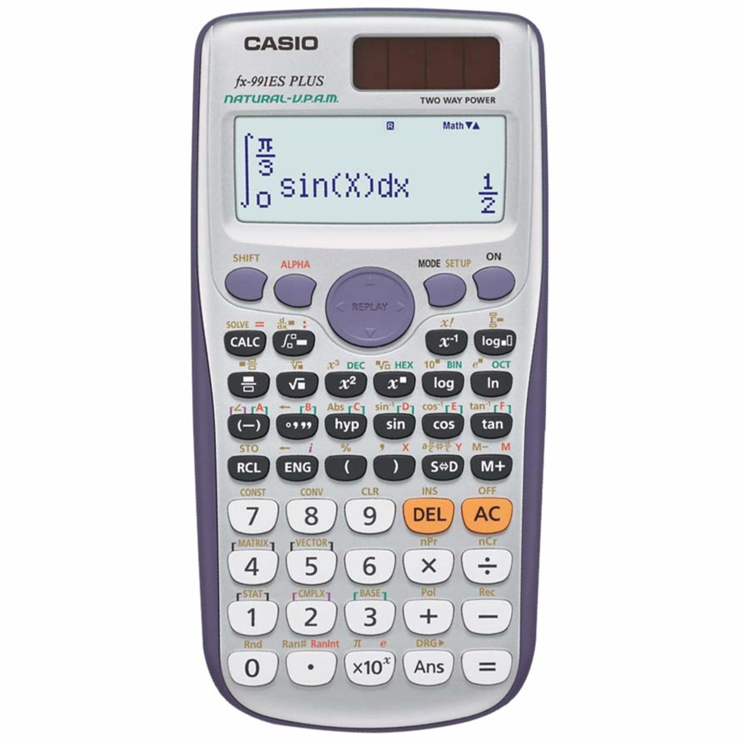 Casio FX-991ES Plus Non-Programmable Scientific Calculator, 417 Functions