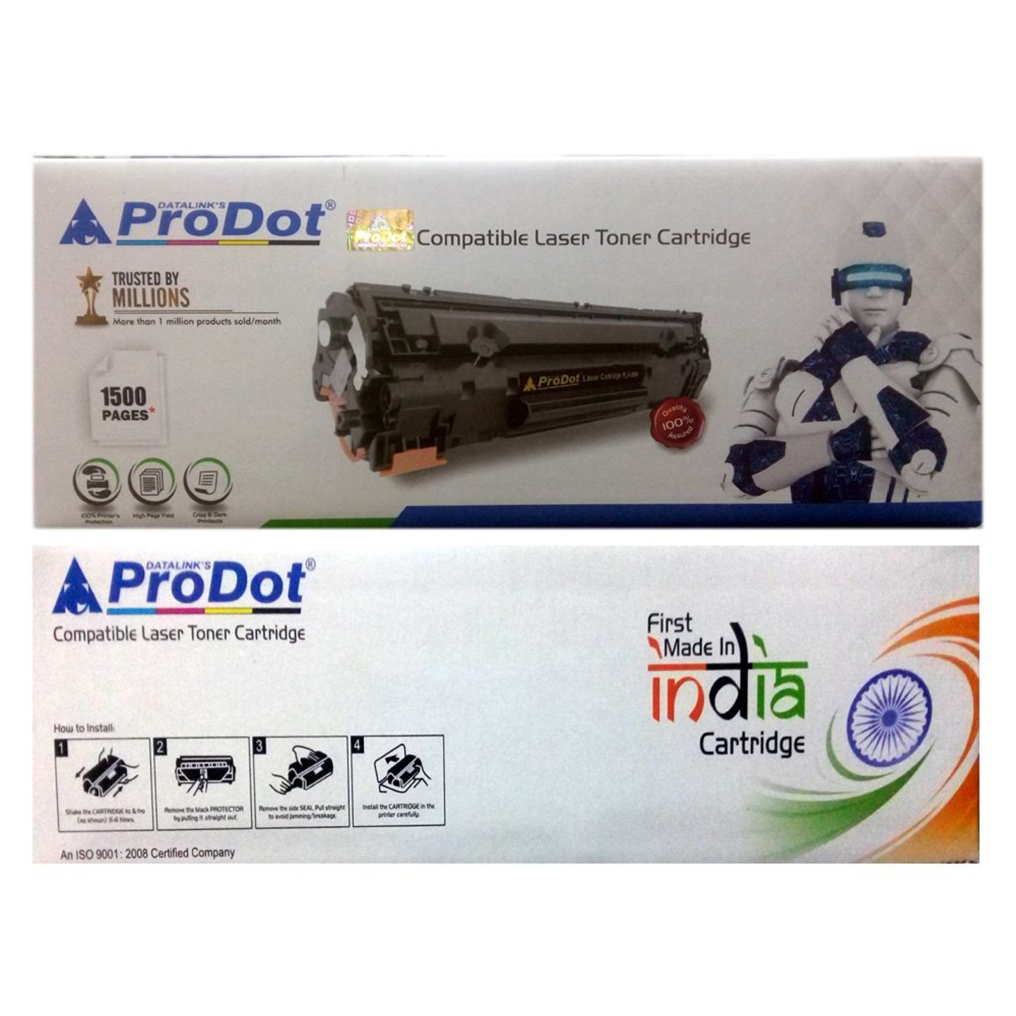 Prodot HP-88A Compatible Toner Cartridge For HP Laser Printer-Black