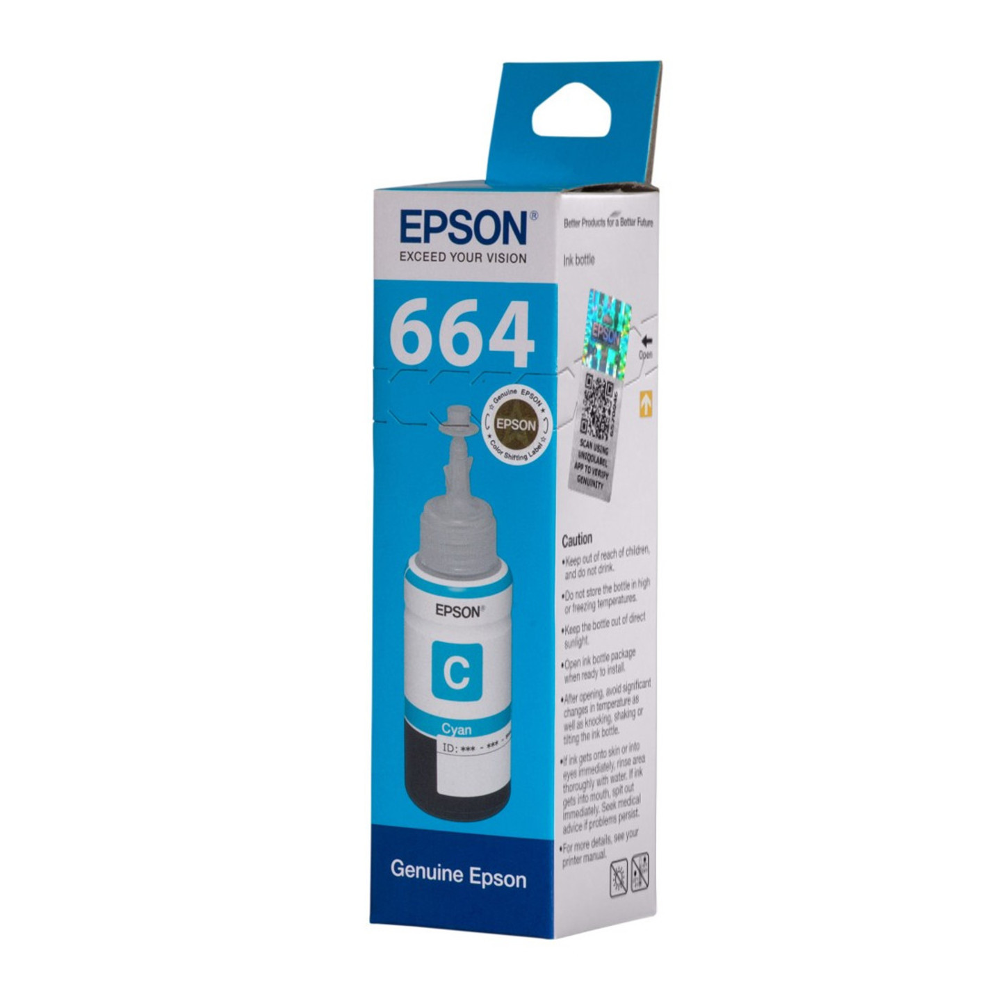 Epson Ink Bottle Cyan T6642 70 Ml