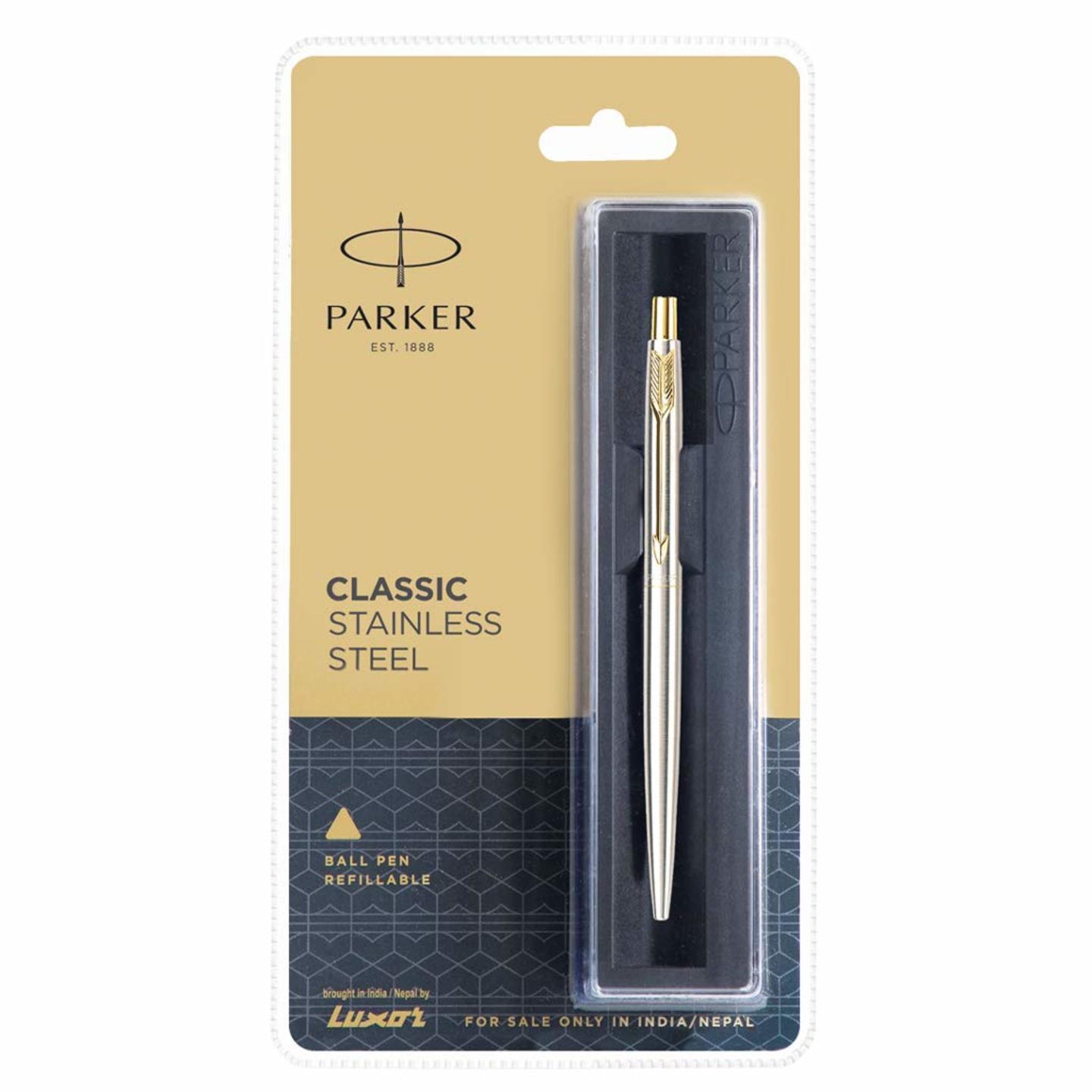 Parker Classic Stainless Steel GT Ball Pen