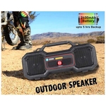 Zoook Rocker Thunder Stone 24Watt Rugged Waterproof Boombox Bluetooth Party Speaker with a Microphone for Karaoke
