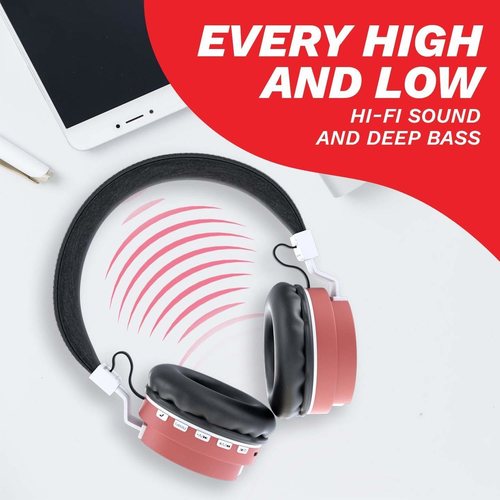 CORSECA Carnival On-Ear Wireless Headphones with Built in Mic