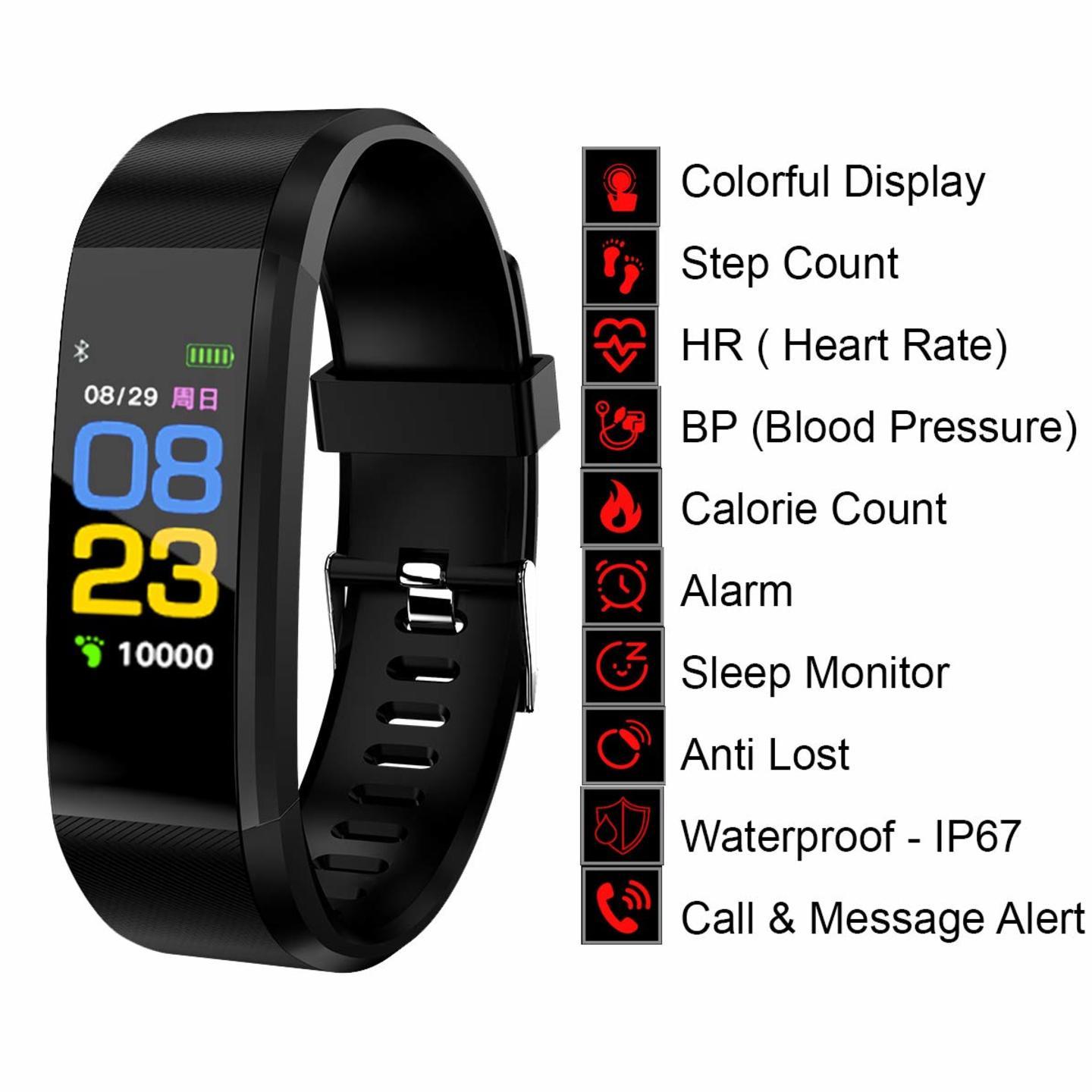 Zoook ZS-Rocker iSmart Health Band (Black)