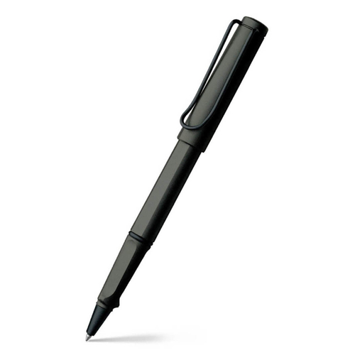 Lamy Safari 317 Rollerball Pen – Matte Black With Black Plated Clip