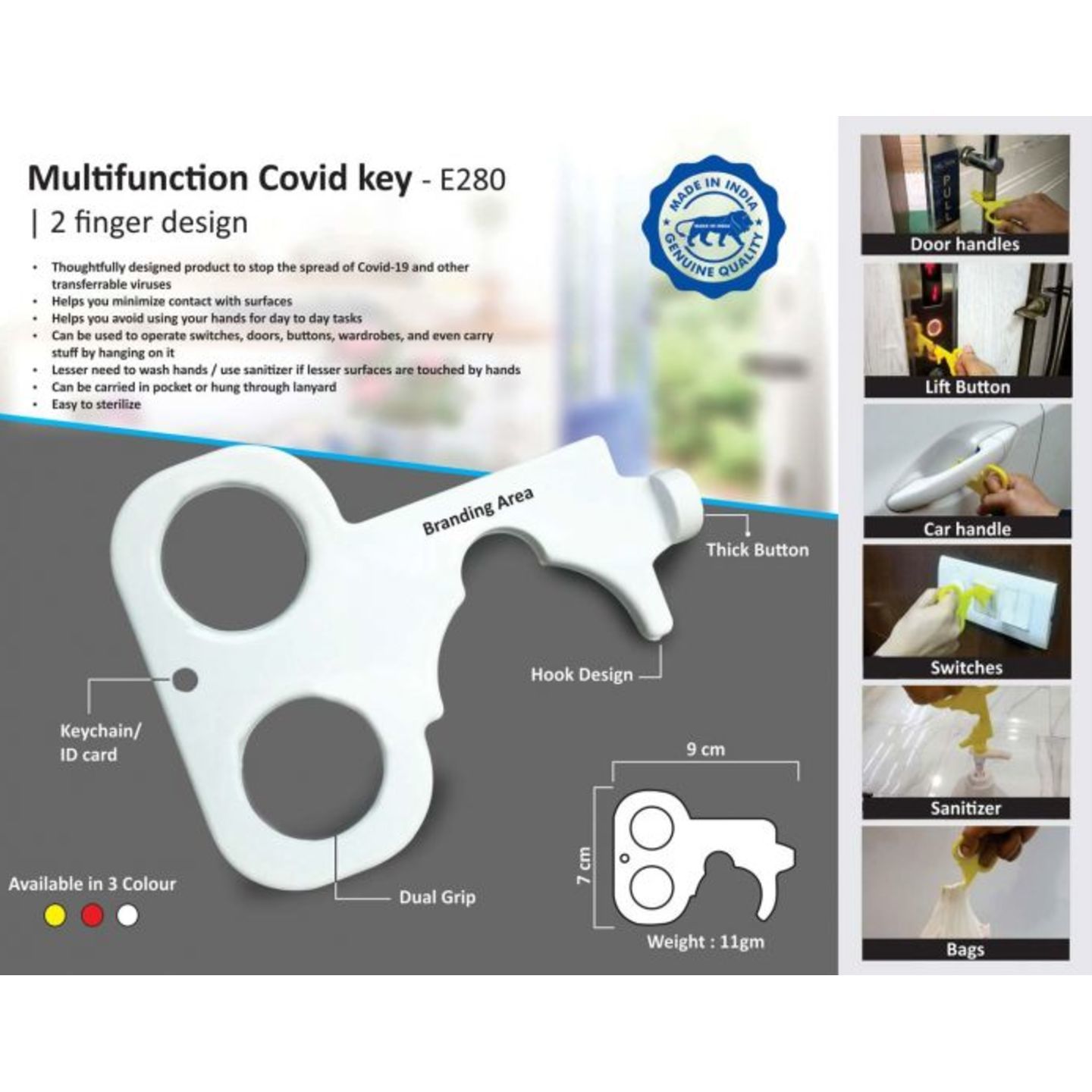 MULTIFUNCTION COVID KEY -E280